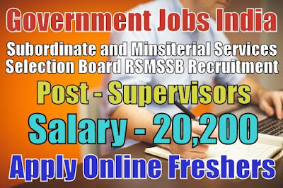 RSMSSB Recruitment 2018