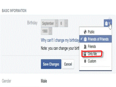 cara melihat tanggal lahir di facebook yang disembunyikan