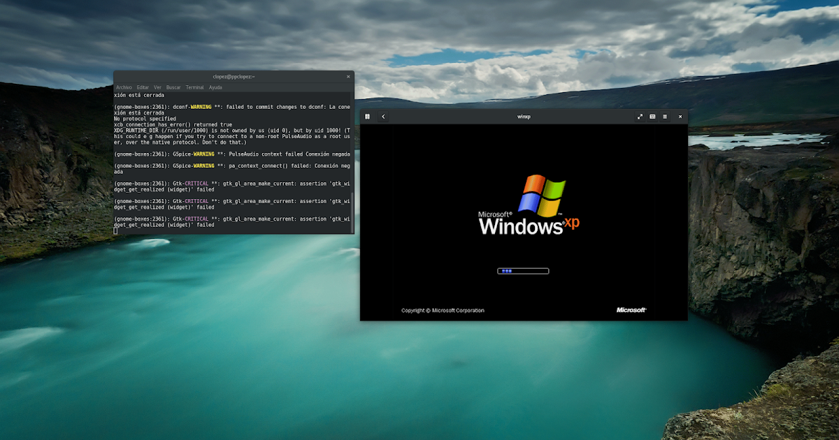 Así somos Linux Error en gnomeboxes bajo Wayland