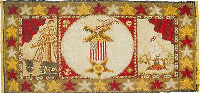 Civil War Quilts: Civil War Commemoratives: Hooked Rugs