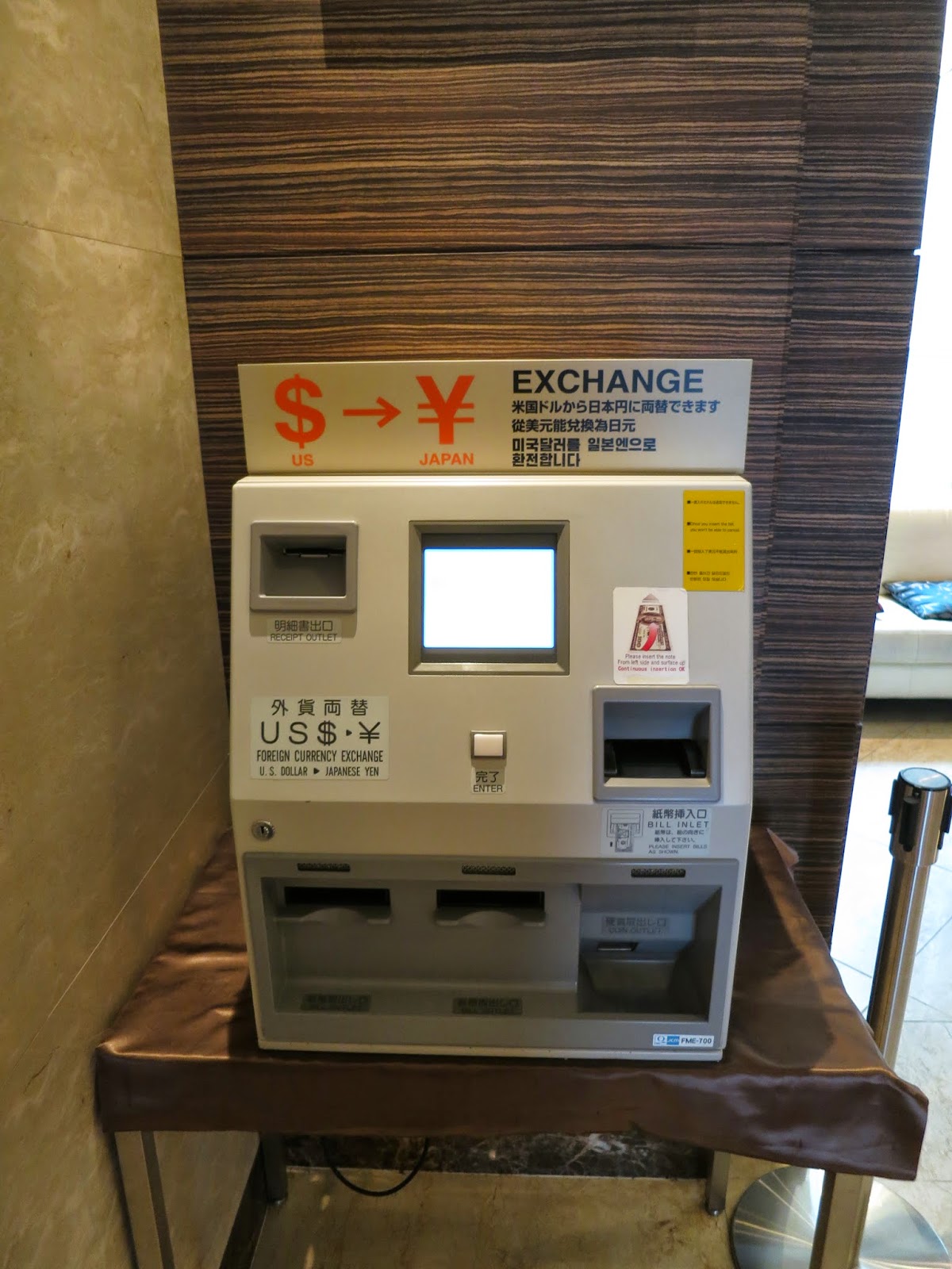 Tokyo Consult Money Exchange ATM Credit Card issues in Tokyo Japan