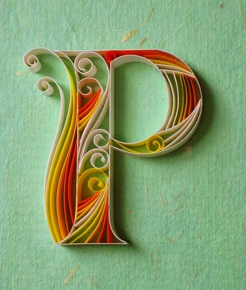 16-P-Quilling-Illustrator-Typographer-Calligrapher-Paper-Sculptor-Sabeena-Karnik-Mumbai-India-Sculptures-A-to-Z-www-designstack-co