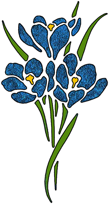 blue flower clipart - photo #28