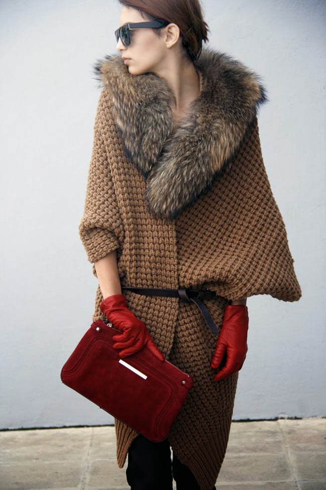 fox and gypsy: oversized cardigan