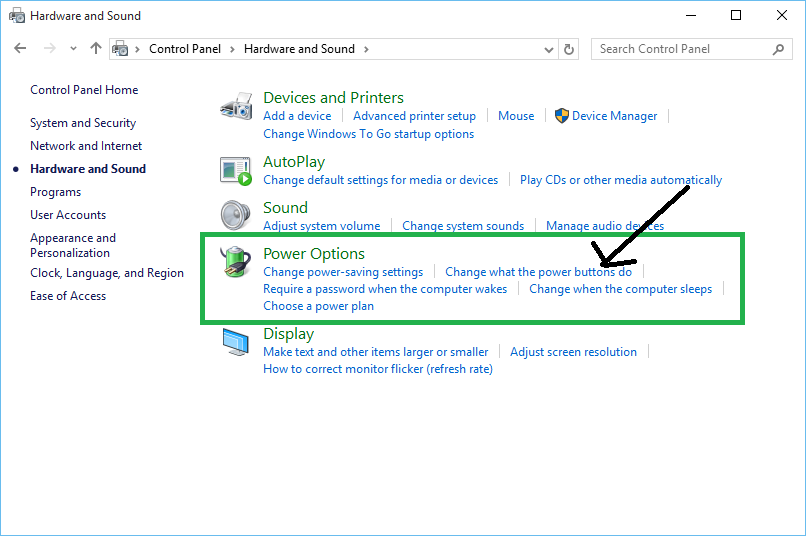 Show Hibernate Option in Power Options in Windows Start Menu The