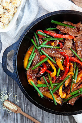 20 Minute Beef Stir Fry ~ Some The Wiser #healthystirfry