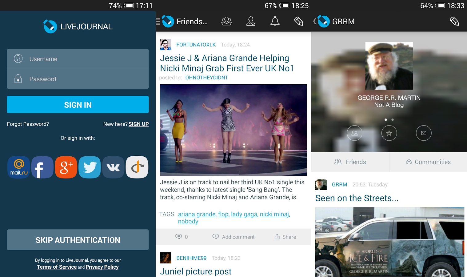 LiveJournal for Android