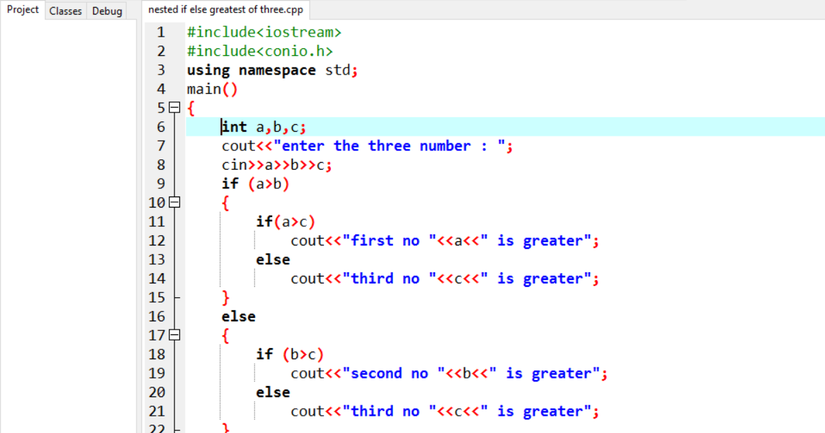 learn c & c++ with asrr : C++ Program to calculate the greatest of ...