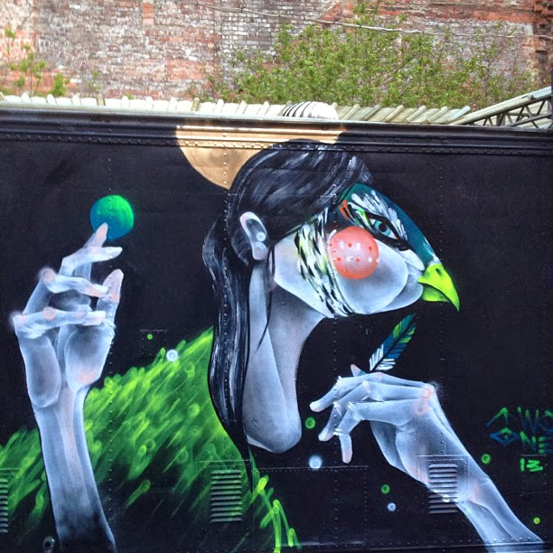 "You Can't Lie To Her" Newest Street Art Piece By TWOONE In Melbourne, Australia. 2
