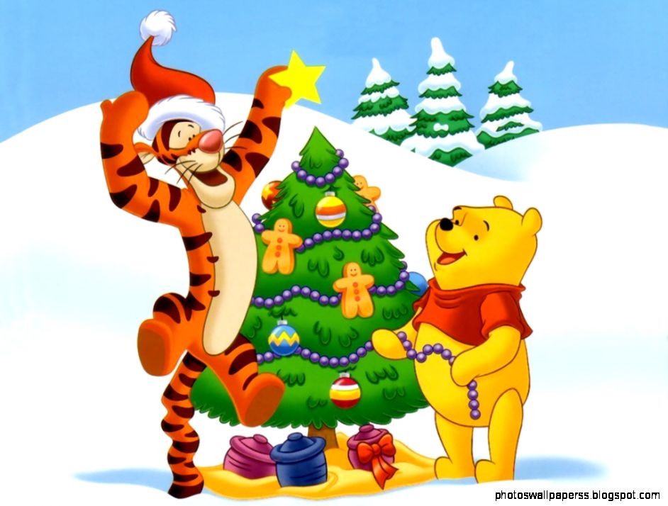 Pooh Christmas Wallpaper