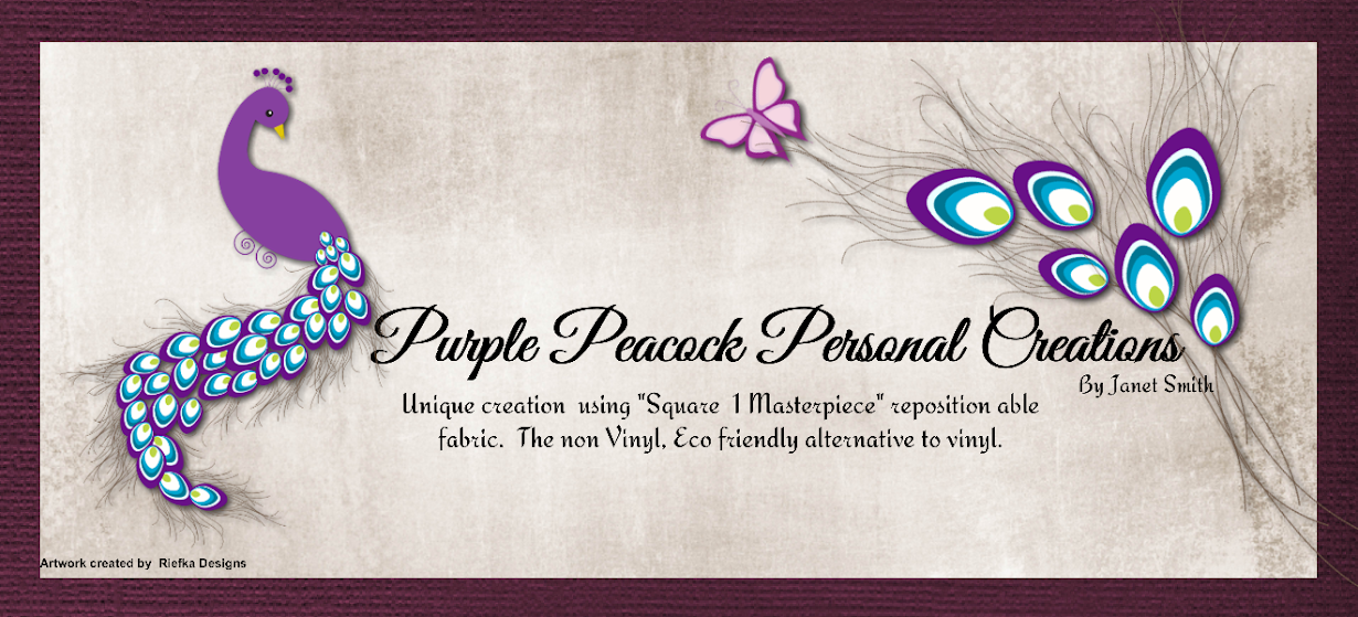 Purple peacock personal creations