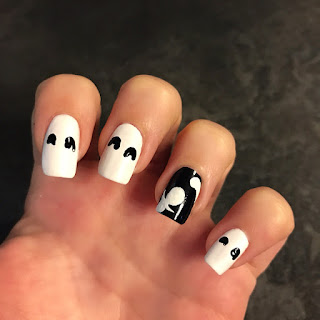 tutorial su come creare unghie con il fantasma per halloween tutorial su come creare unghie con il fantasma per halloween
