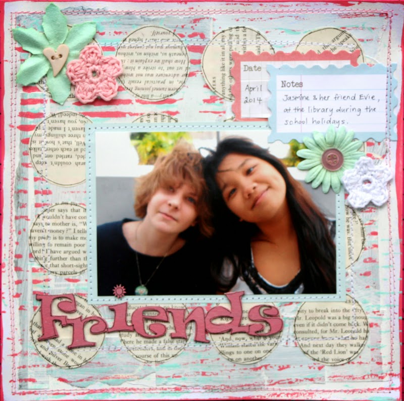 "Lasting Memories" Scrapbook Layout Challenges: LM #189 'Make your own