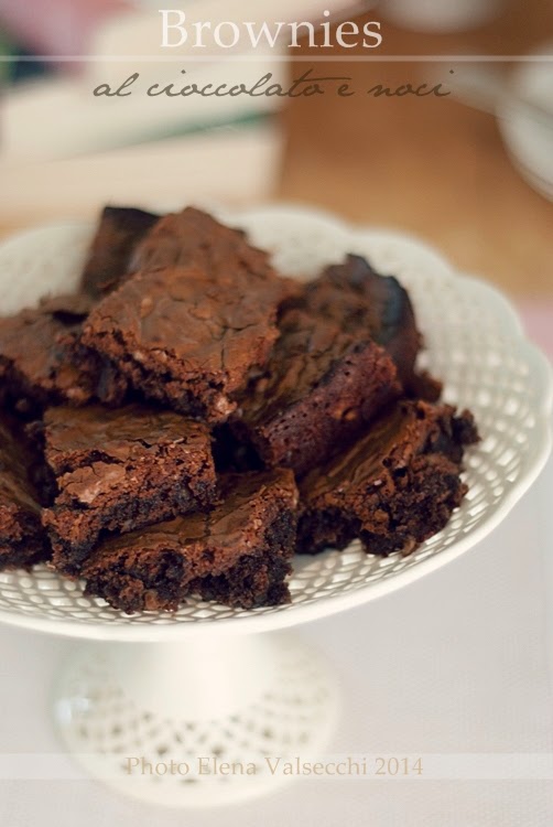 brownies al cioccolato e noci