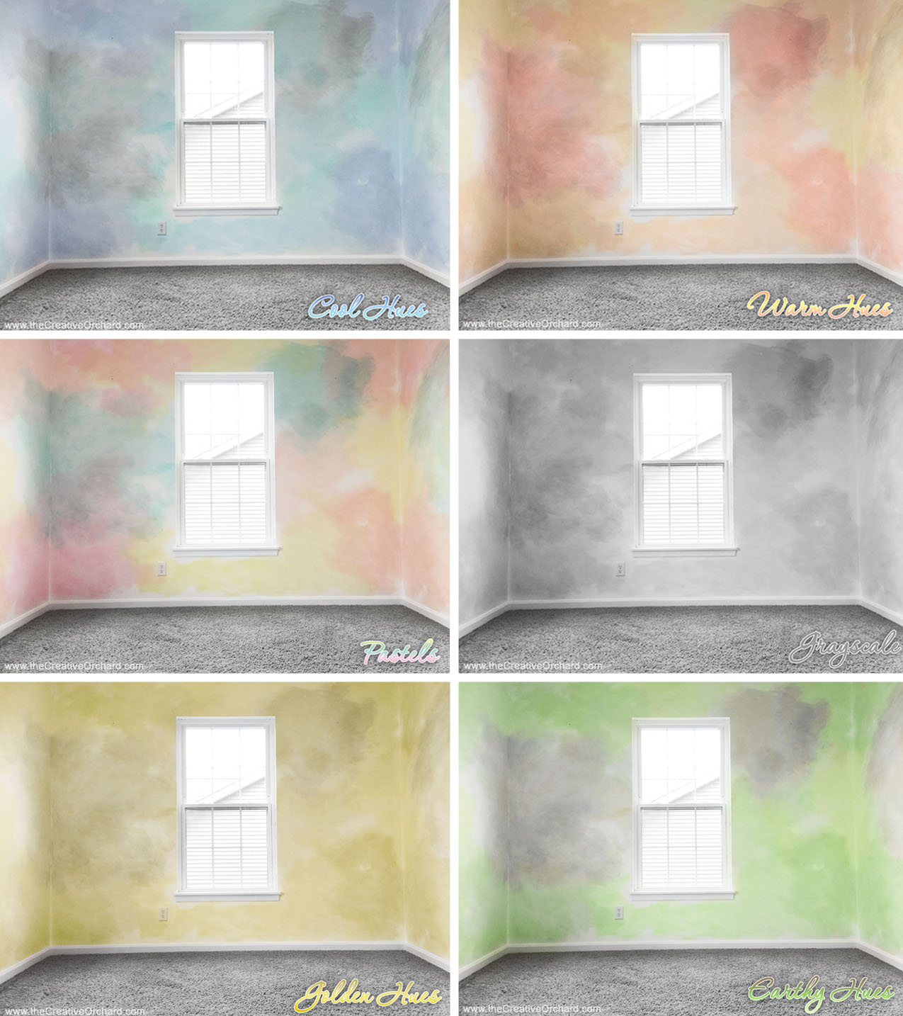 the Creative Orchard DECORATE WATERCOLOR Walls PAINT Technique (ORC