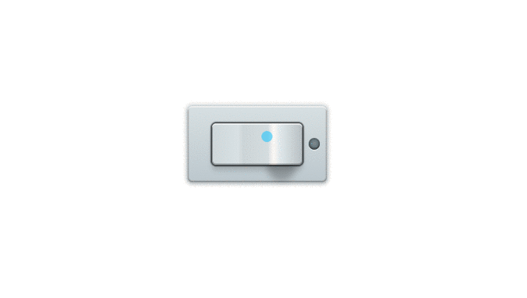 Pure CSS toggle button switch with gray gradient preview
