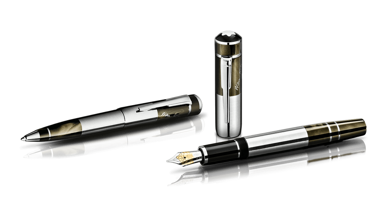 Roseberys London  Montblanc. Five Montblanc pens comprising: A
