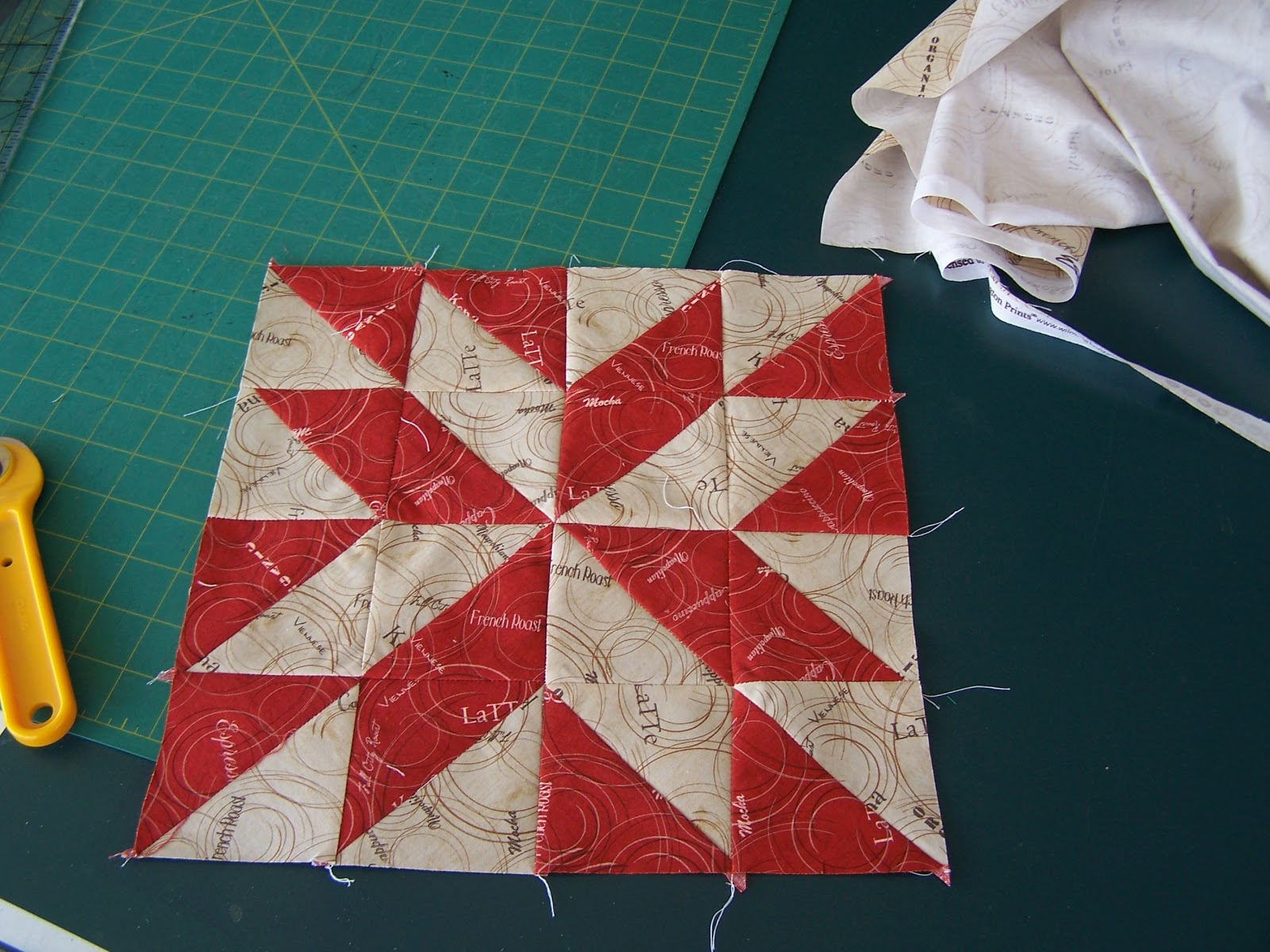 Subversive Stitchers Women Armed with Needles HalfSquareTriangle Star and Update on This and