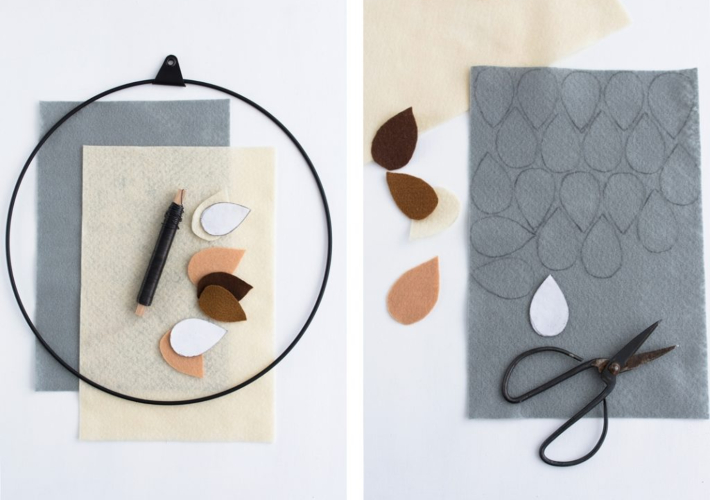  Diy Corona para adornar la pared en otoño