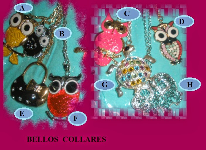 COLLARES VARIEDAD DE MODELOS