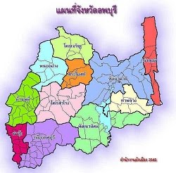 แผนที่จังหวัดลพบุรี