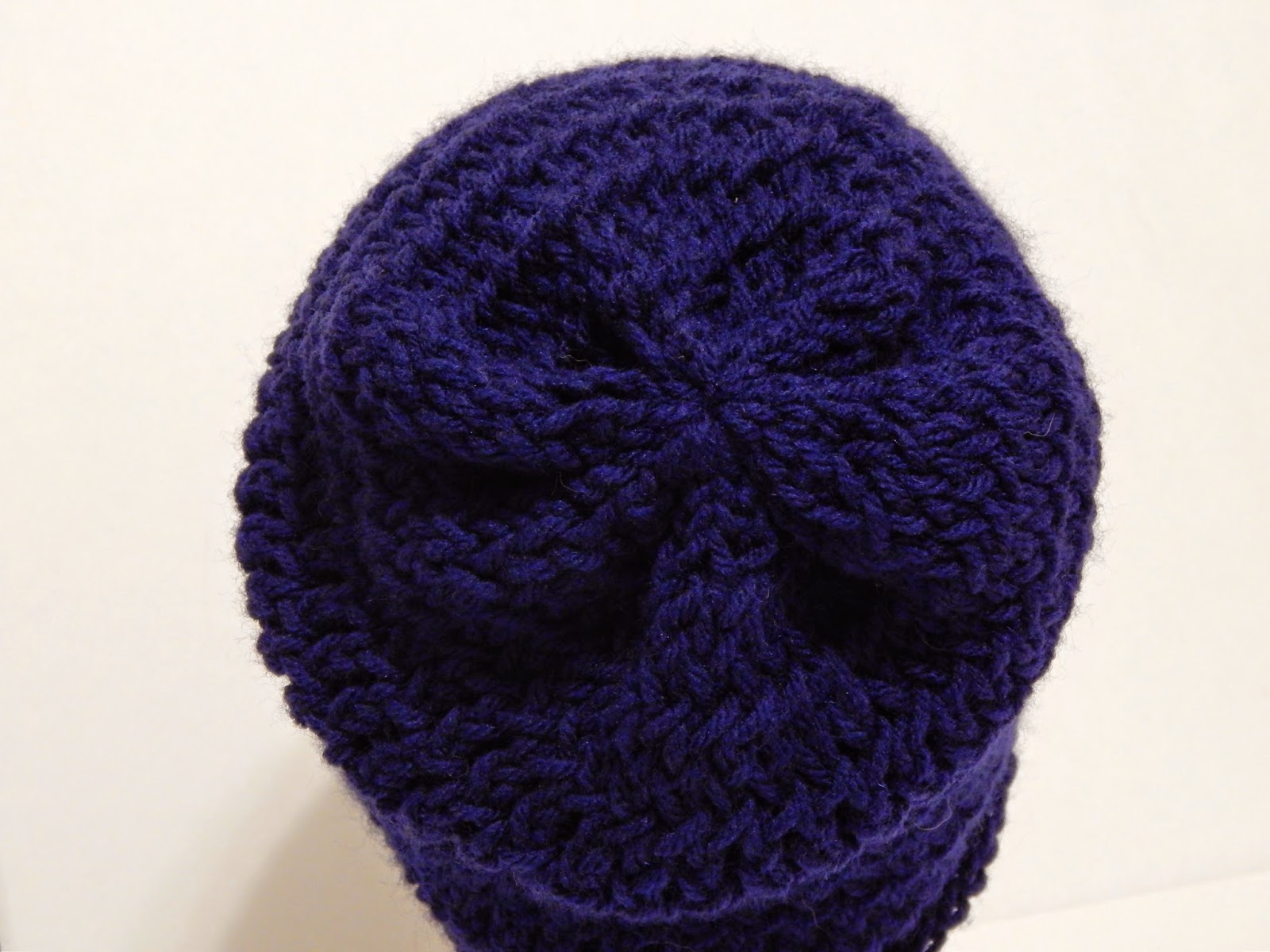 Jovial Knits Loom Knit Slouchy Hat Bea's Easy Beanie