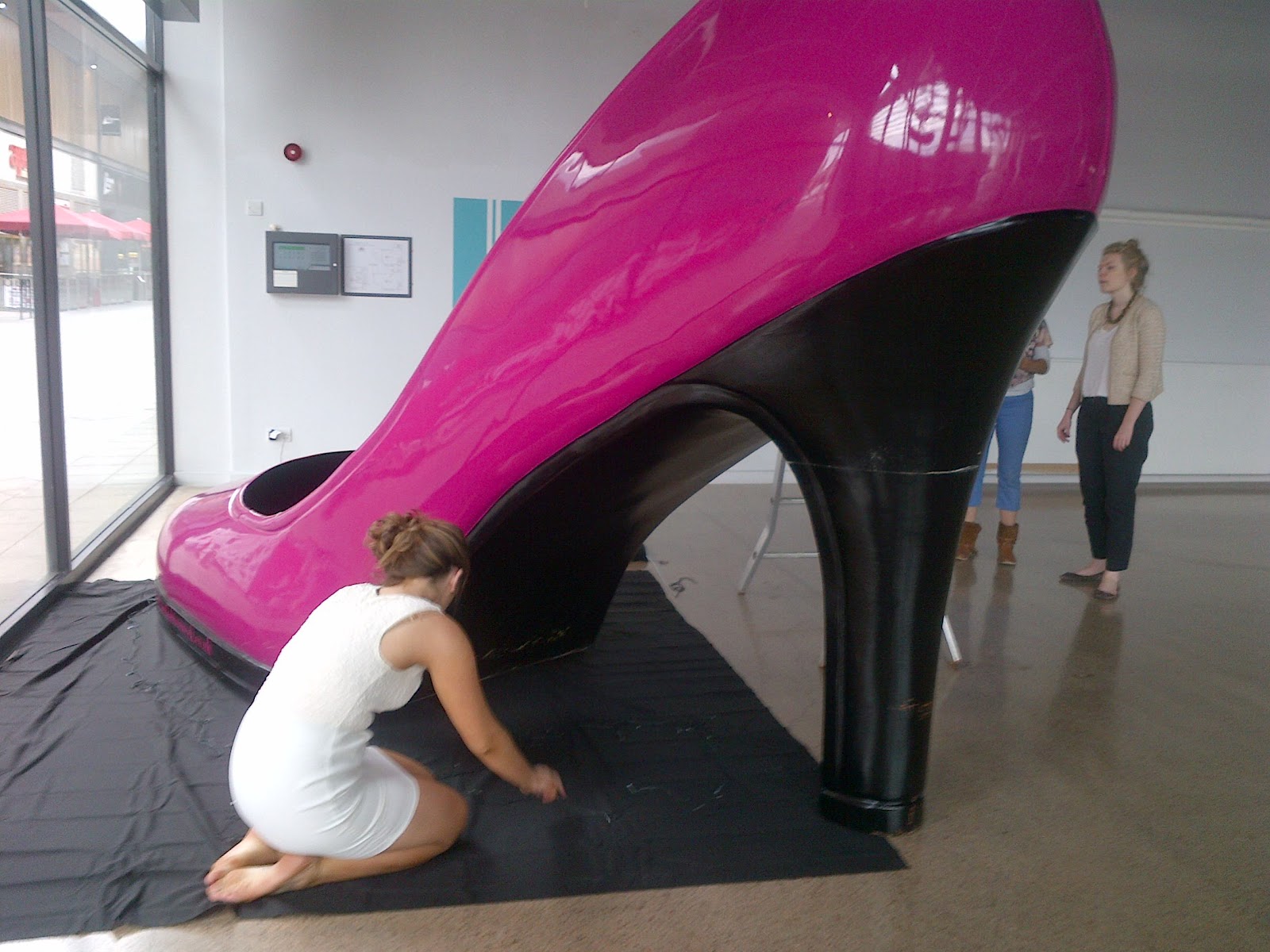 CHELTENHAM FASHION WEEK The Cheltenham Fashion Week Giant Shoe's