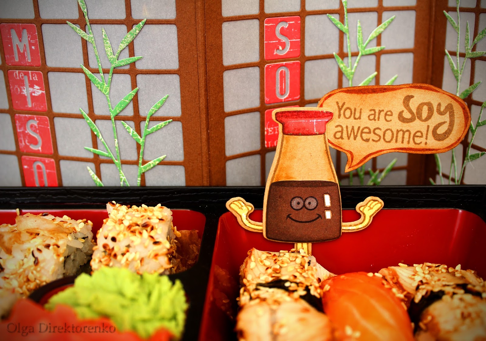 Building Your World Sushi Tray Setting