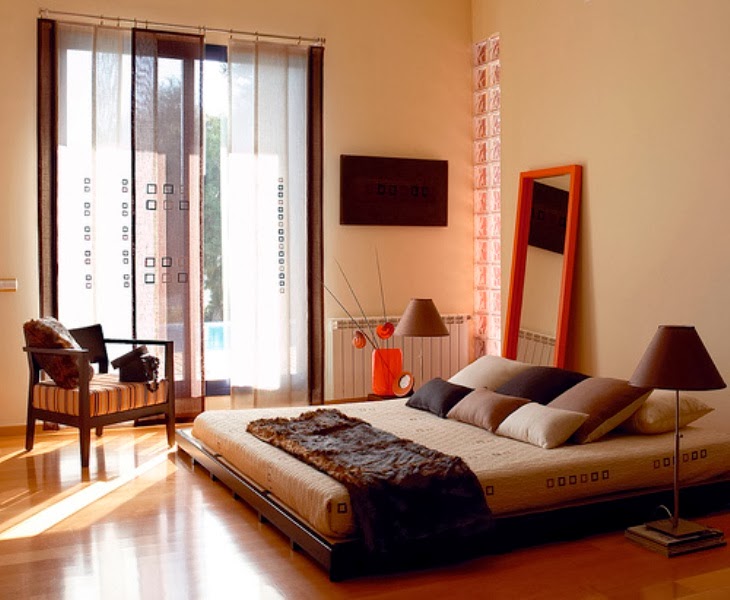 Bedroom Glamor Ideas: Zen style Bedroom Glamor Ideas.
