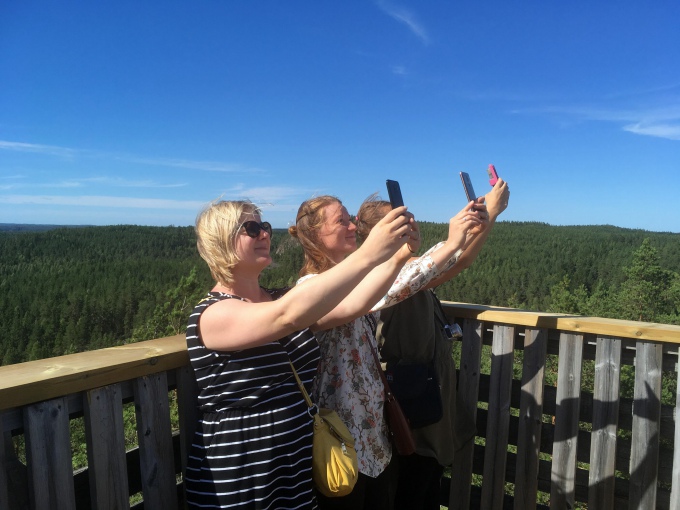 Repoveden parhaimmat näköalapaikat Mustanlamminvuoren näkötornista / Kouvola kesällä 2018