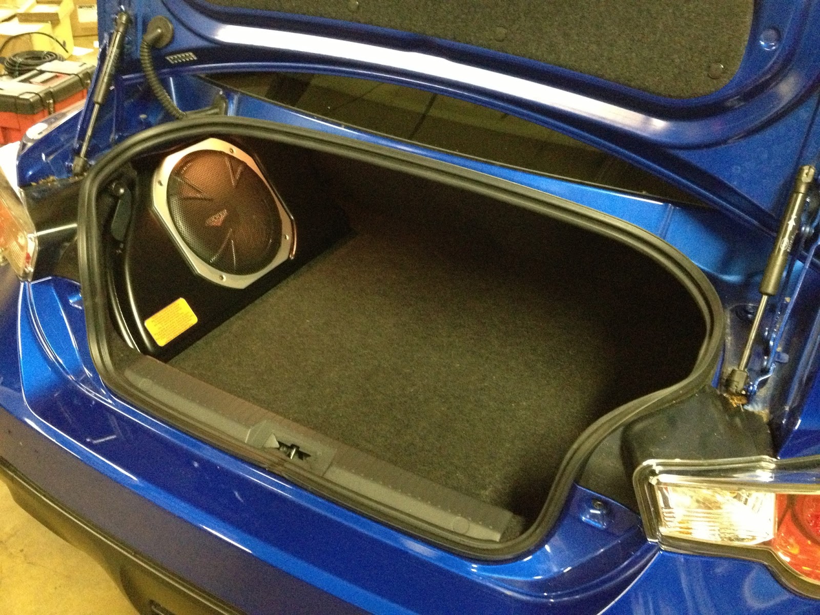 Hurleys Auto Audio: Subaru BRZ for OEM Subwoofer by KICKER
