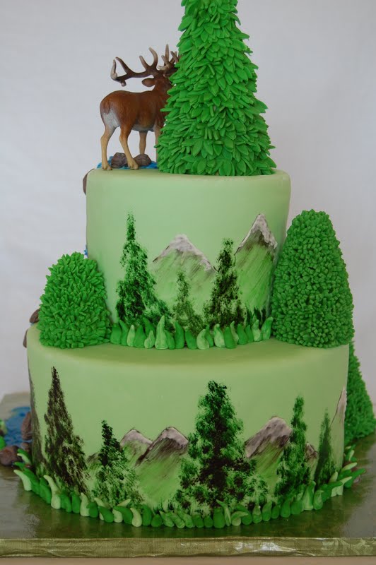 CakeFilley Mountain/Elk Cake