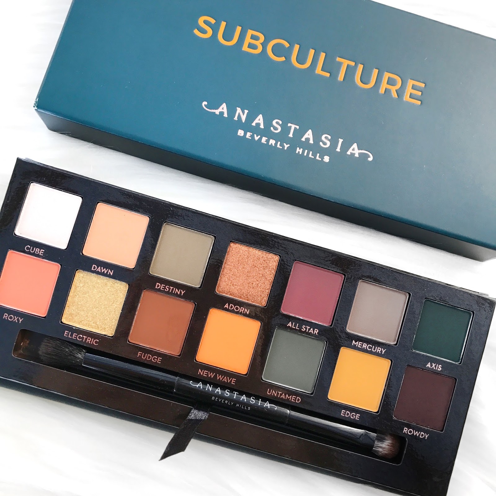 ผลการค้นหารูปภาพสำหรับ Anastasia Subculture Eyeshadow Palette