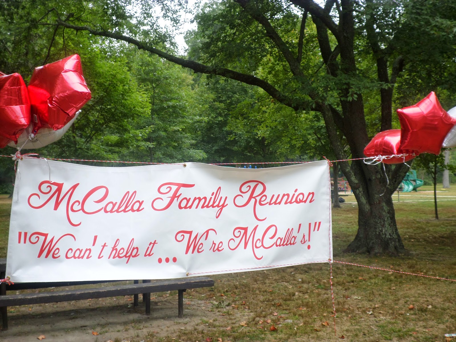 McCalla Family Reunion Banner Printed by Banners.com