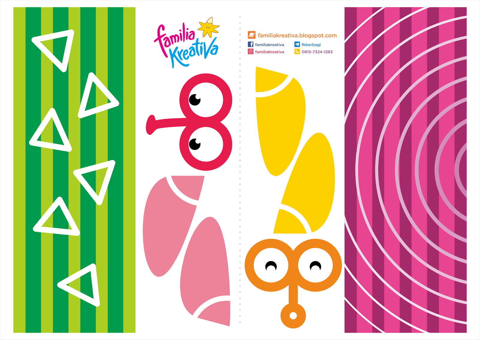 PRINTABLE GRATIS untuk adik-adik datang lagi! Kali ini tentang Serangga!