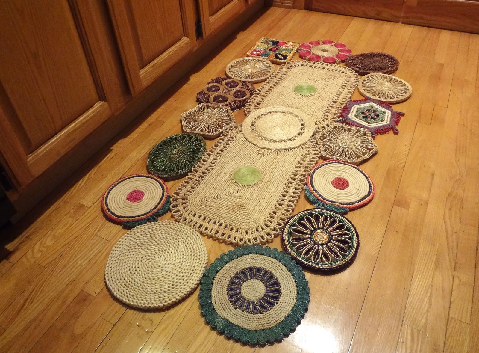 Junk Mail Gems My Recycled Trivet Rug