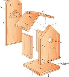 basic birdhouse plans