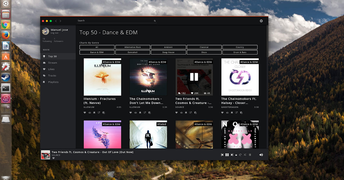 Meet Soundnode An Opensource Soundcloud App for Linux desktop