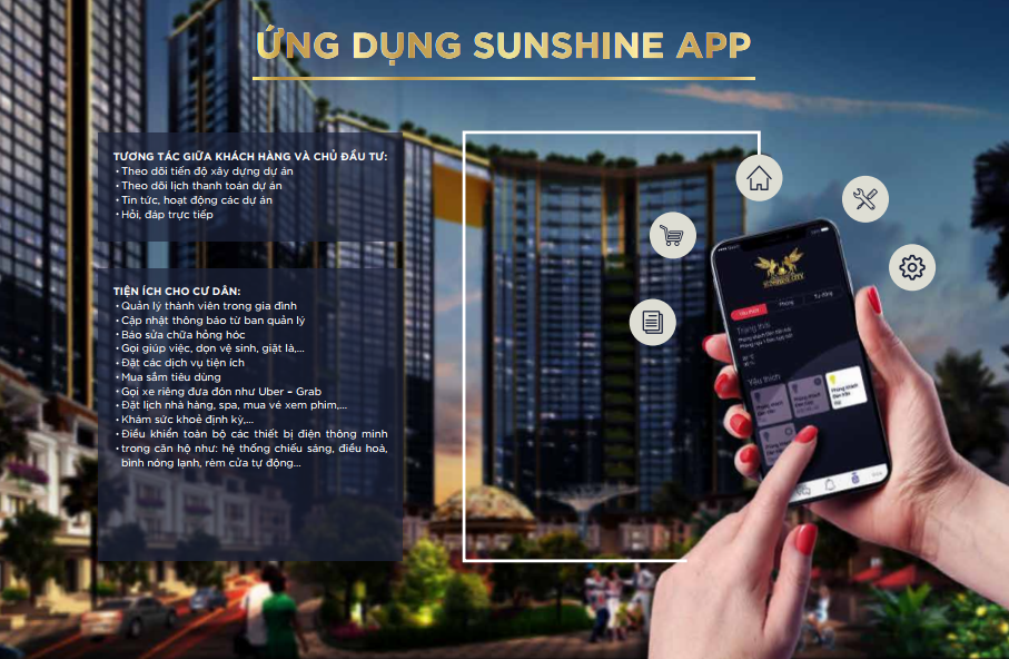 Ứng dụng Sunshine App dành riêng cho cư dân Sunshine