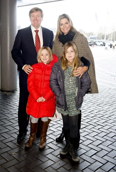 King Willem-Alexander of The Netherlands, Queen Maxima of The Netherlands and Princess Alexia of The Netherlands, Princess Ariane of The Netherlands