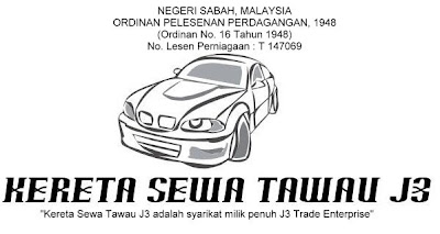 Trading Licence for Tawau Car Rental company