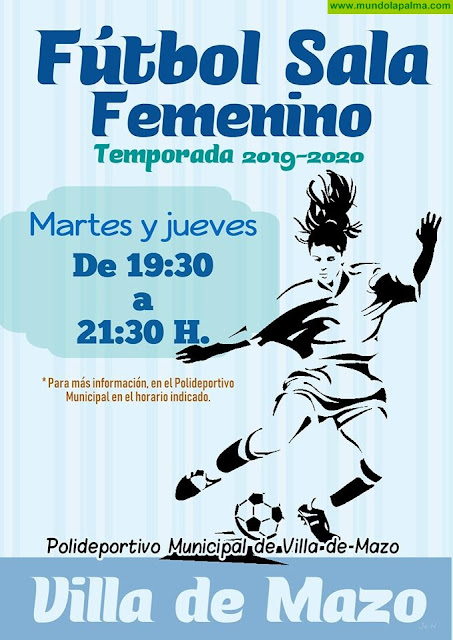 Arranca la temporada 2019-2020 de Fútbol Sala Femenino en Villa de Mazo