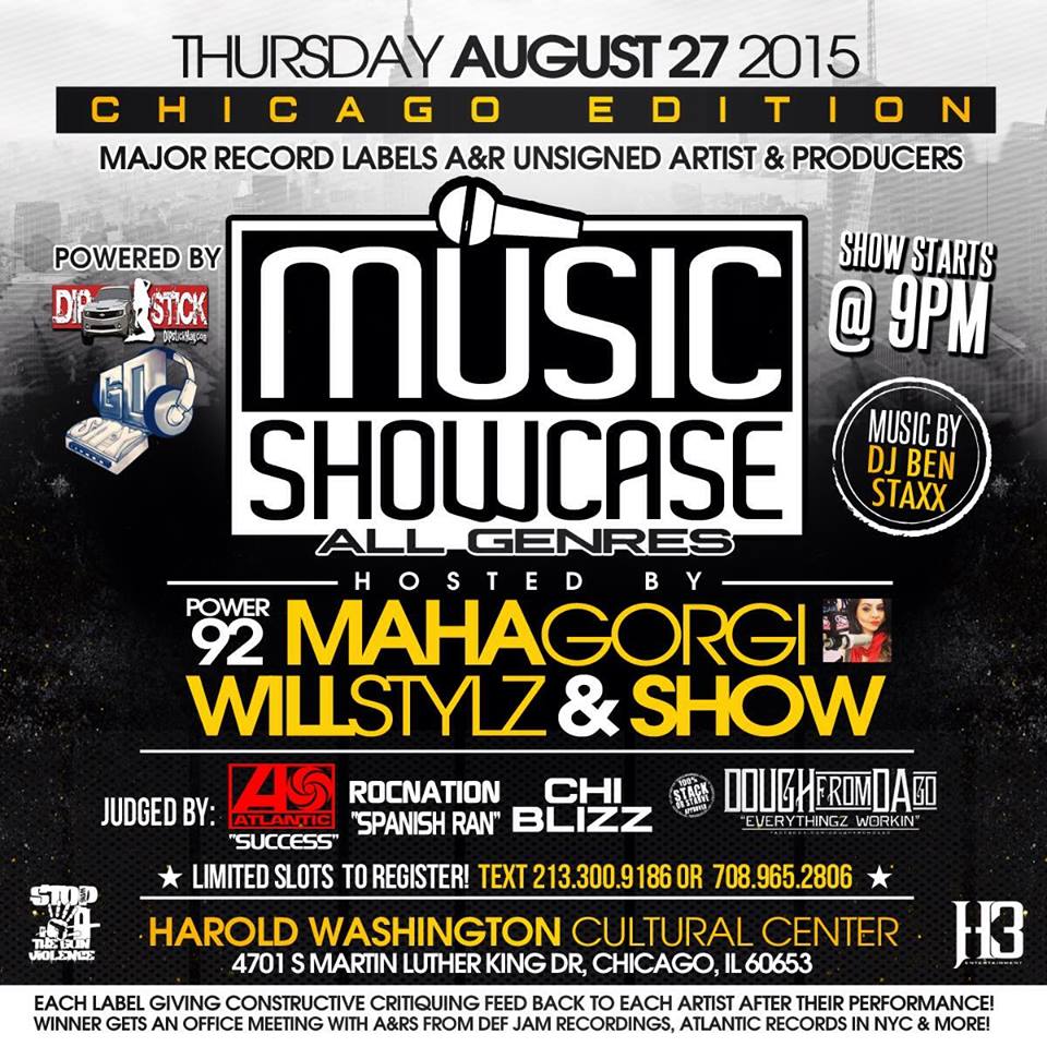 Chicago Est.1837 EVENT MAJOR RECORD LABEL SHOWCASE