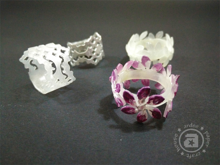 Hot Glue Rings ardee's creation