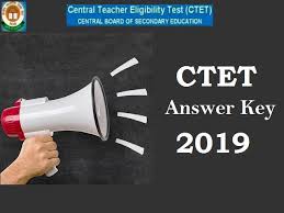 CTET Answer Key: CTET Answer Key 2019 (Paper 1 & 2)