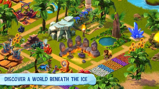 تحميل لعبة المغامرة المميزة للأندرويد وiOS وويندوز فون مجاناً Ice Age Villag APK-iOS-xap