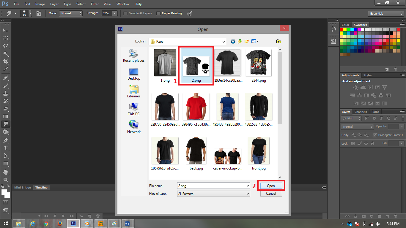 Cara Desain Kaos Dengan Photoshop CS6 Belajar Photoshop