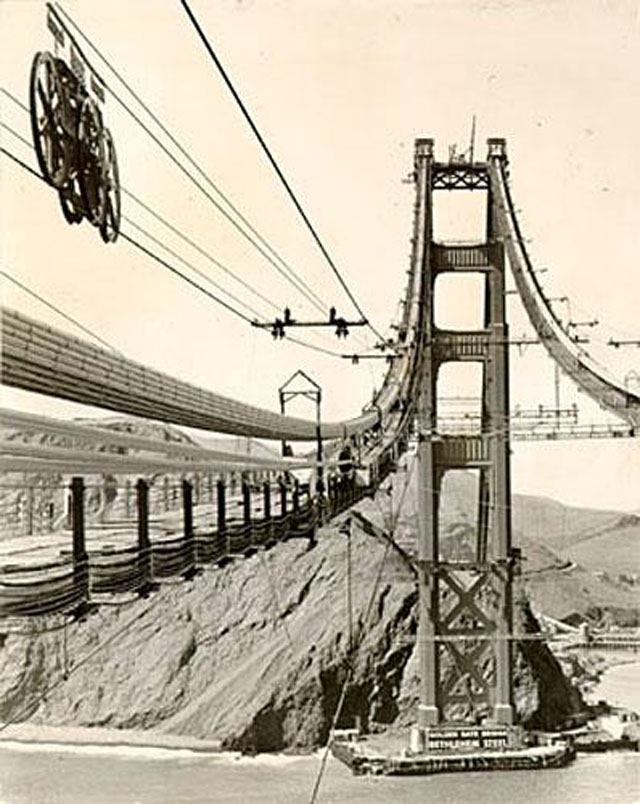 This is What Golden Gate Bridge Looked Like  in 1936 