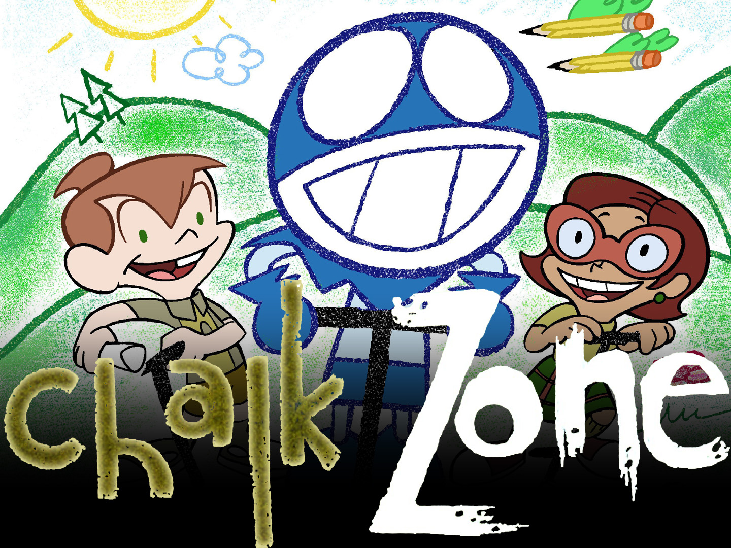 Mewarnai Gambar Chalk Zone Mewarnai Gambar