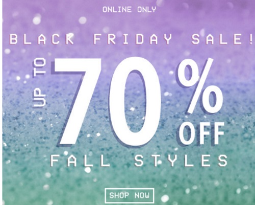 Forever 21 Black Friday Sale Up To 70% Off + Extra 30% Off Promo Code
